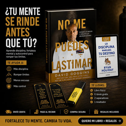 No me puedes lastimar 💥 El libro para romper tus límites + E-book + Separadores + Resaltador 🎁