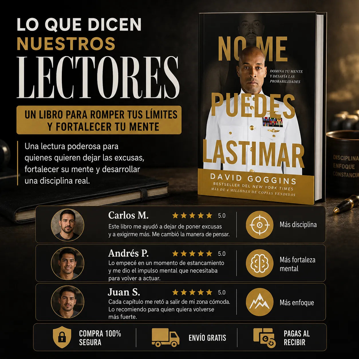 No me puedes lastimar 💥 El libro para romper tus límites + E-book + Separadores + Resaltador 🎁