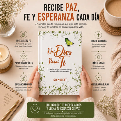 Combo Nuevo Comienzo 🌷📖 De mí para mí + De Dios para ti + 2 separadores + resaltador de regalo 📚