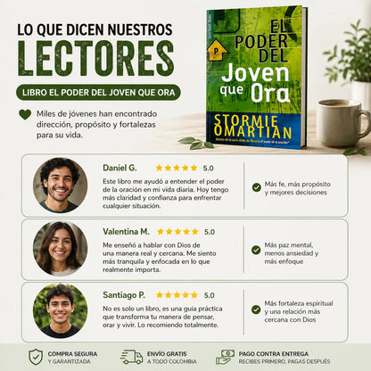 Cambia tu Vida Desde Hoy 🙏 | El Poder del Joven que Ora + Ebook GRATIS 📕 + 2 Separadores + Marcador 🖍️