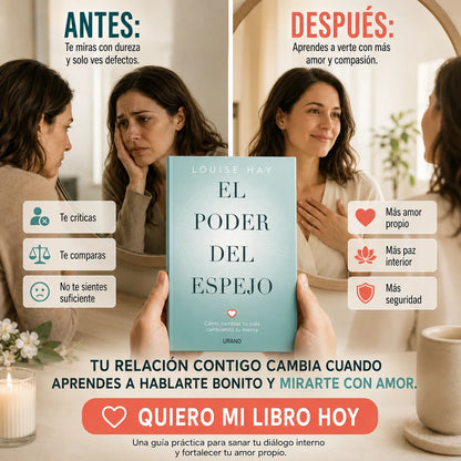 . El Poder del Espejo: Vuelve a Mirarte con Amor ✨📖 Incluye e-book gratis + 2 separadores + 1 resaltador de regalo