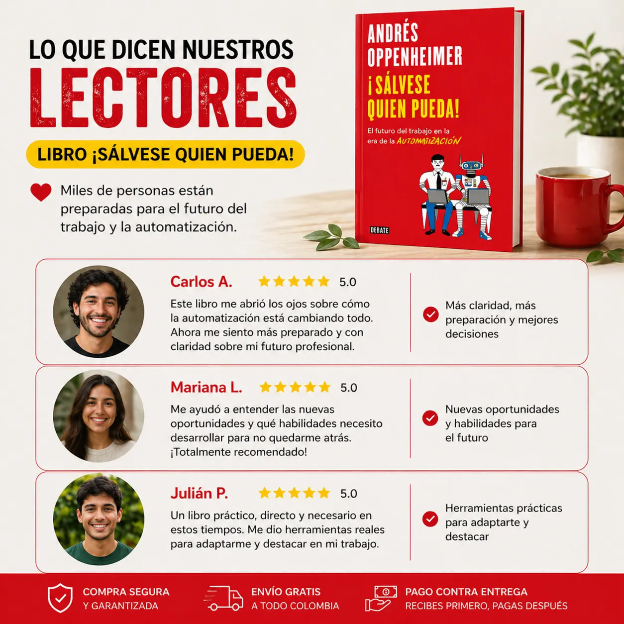 🚀 ¡No te quedes atrás! Prepárate para el futuro con ¡Sálvese quien pueda! 📚 + Regalo 2 separadores y 1 resaltador 🖍️