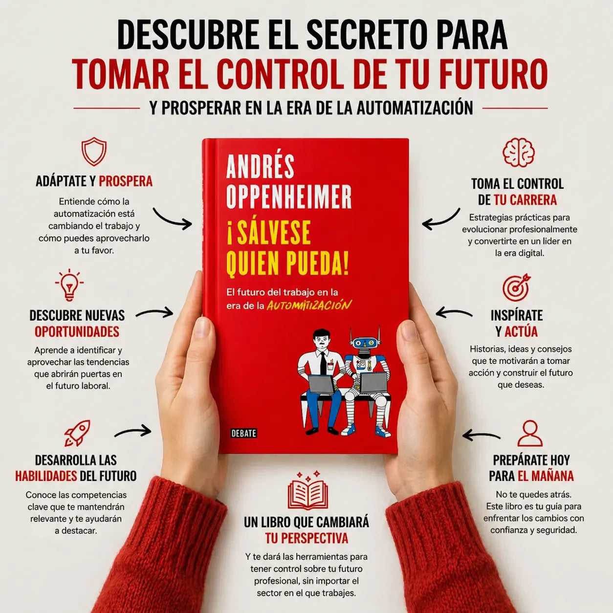🚀 ¡No te quedes atrás! Prepárate para el futuro con ¡Sálvese quien pueda! 📚 + Regalo 2 separadores y 1 resaltador 🖍️