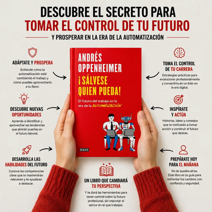 🚀 ¡No te quedes atrás! Prepárate para el futuro con ¡Sálvese quien pueda! 📚 + Regalo 2 separadores y 1 resaltador 🖍️