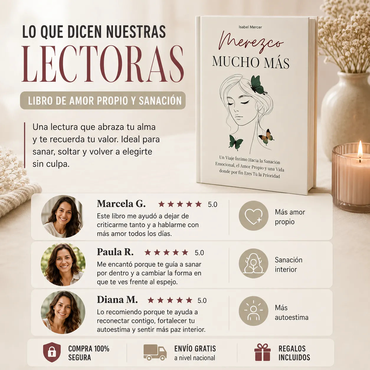 💚 Merezco Mucho Más: El Combo para Volver a Ti 📖✨ Incluye E-book + 2 separadores + 1 resaltador gratis 🎁