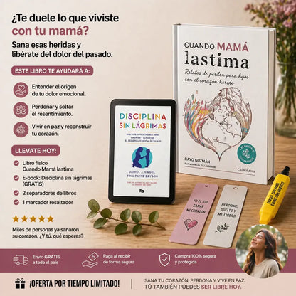 Sanar es Posible 💖: Transforma tu Relación con Mamá 👩‍👧 + E-book + 2 separadores de libros + 1 resaltador 🎁