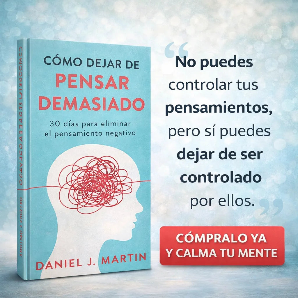 🔥 Oferta Especial 🧠 Cómo Dejar de Pensar Demasiado 🎧 + Audiolibro Hábitos Atómicos GRATIS 🎁✨