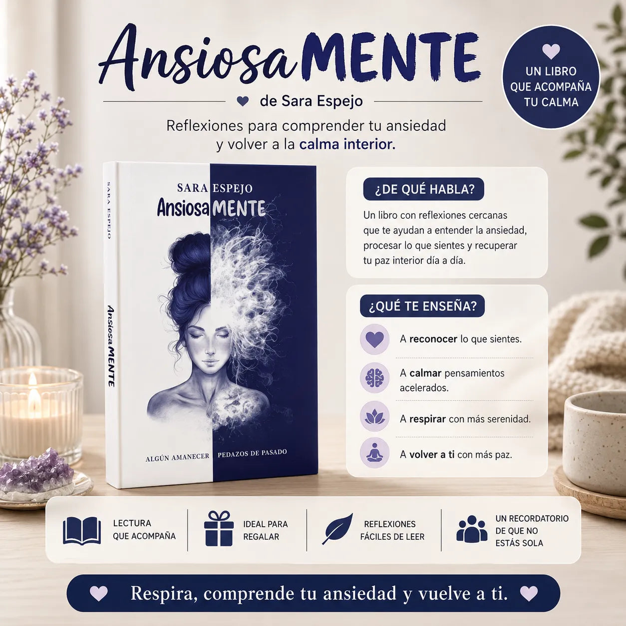 💗 Combo Amor Propio: 3 Libros para Sanar y Volver a Ti  🚚 Envío gratis + 🎁 2 separadores de regalo + 🖍️ 1 marcador resaltador