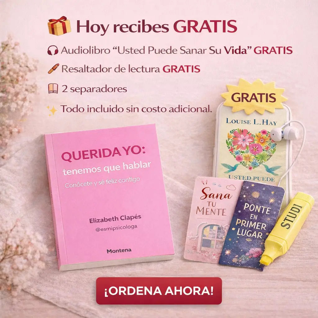 Mi querida yo: Tenemos Que Hablar 🥺🎁 Incluye GRATIS Audiolibro Usted puede sanar su vida + resaltador + 2 separadores 🎁