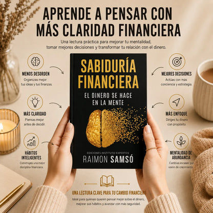 Transforma tu relación con el dinero 💸📘 | Sabiduría Financiera + E-book GRATIS + 2 Separadores 🔖 + 1 Resaltador