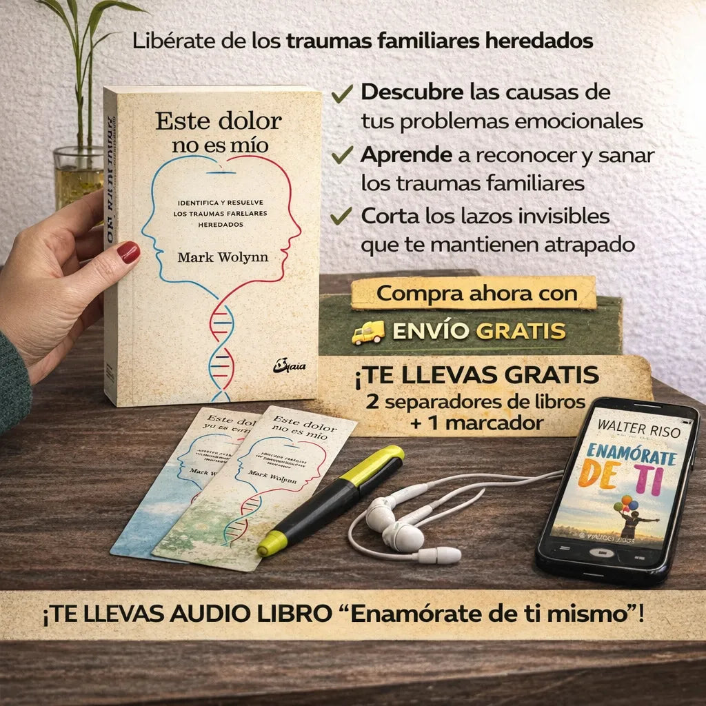 📘 Este dolor no es mío + 🎧 Audiolibro GRATIS + 📑 2 Separadores + 🖊 Marcador Resaltador