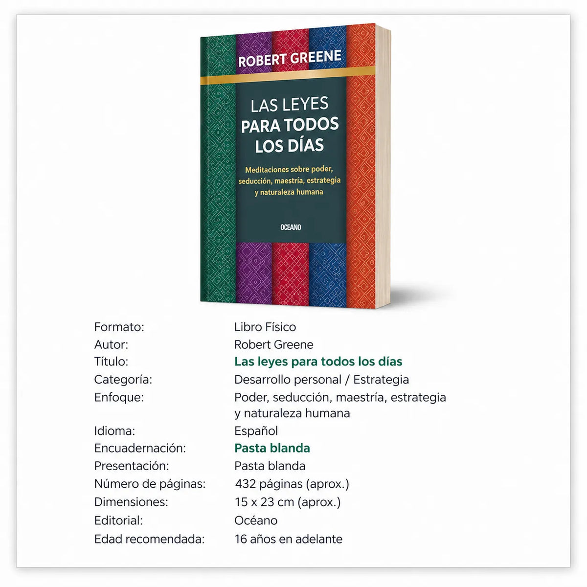 📚 Las Leyes Para Todos los Días 🧠♟️ + E-book GRATIS 🎁 + 2 Separadores + 1 Resaltador ✨  Envío Gratis 🚚