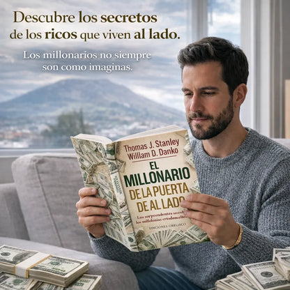 👉 💰 EL MILLONARIO DE LA PUERTA DE AL LADO 📘 + E-BOOK GRATIS 💻 + 2 SEPARADORES 📑 + 1 RESALTADOR 🖍️
