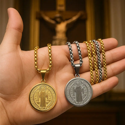 Cadena San Benito de Protección espiritual – 🎁 Regalo Anillo de San Benito