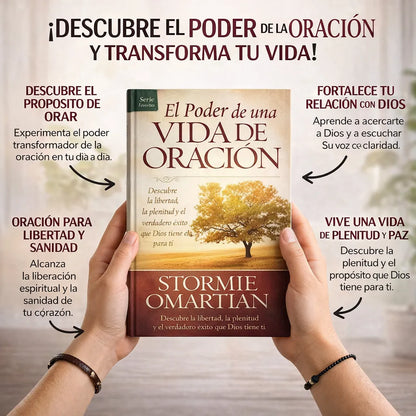 🙏 Transforma tu vida con El Poder de una Vida de Oración 📖 + E-BOOK GRATIS + 🎁 2 separadores + 🖍️ 1 resaltador