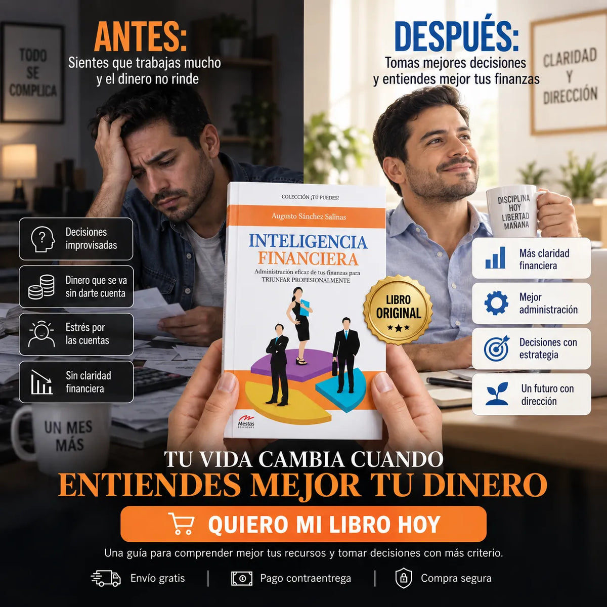 💰📘 INTELIGENCIA FINANCIERA  📕 El Folleto del Millonario de REGALO 🎁 + 2 Separadores 🔖 + 1 Resaltador 🖍️ | Envío Gratis 🚚**