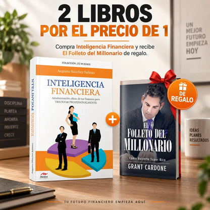 💰📘 INTELIGENCIA FINANCIERA  📕 El Folleto del Millonario de REGALO 🎁 + 2 Separadores 🔖 + 1 Resaltador 🖍️ | Envío Gratis 🚚**