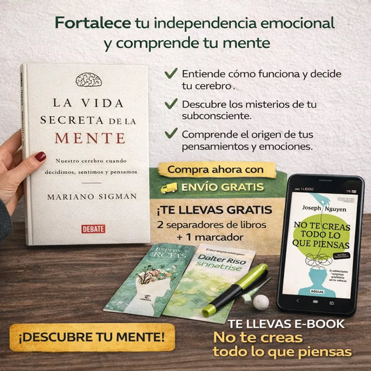 📖 La Vida Secreta de la Mente + 🎁 E-book GRATIS + 🔖 2 Separadores + ✏️ 1 Resaltador