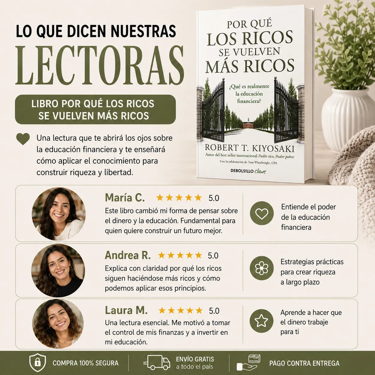 💸 OFERTA 2X1 📚 | Por Qué los Ricos se Vuelven Más Ricos + El Folleto del Millonario GRATIS 🎁 + 2 Separadores 🔖 + 1 Resaltador