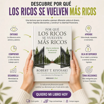 💸 OFERTA 2X1 📚 | Por Qué los Ricos se Vuelven Más Ricos + El Folleto del Millonario GRATIS 🎁 + 2 Separadores 🔖 + 1 Resaltador