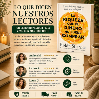 📘 Kit La Verdadera Riqueza: Libro + Folleto del Millonario + E-book + 2 Separadores + Resaltador 🎁✨