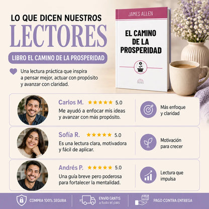 💰 EL CAMINO DE LA PROSPERIDAD ✨ | Libro + E-book 📲 + 2 Separadores + Resaltador 🎁