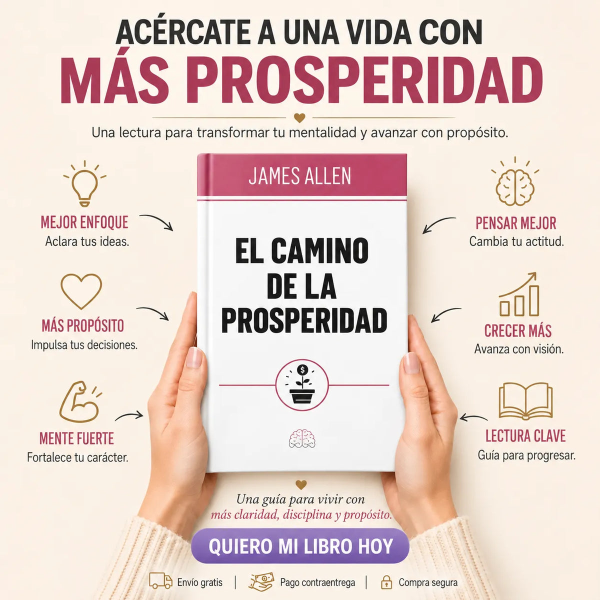 💰 EL CAMINO DE LA PROSPERIDAD ✨ | Libro + E-book 📲 + 2 Separadores + Resaltador 🎁