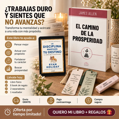 💰 EL CAMINO DE LA PROSPERIDAD ✨ | Libro + E-book 📲 + 2 Separadores + Resaltador 🎁