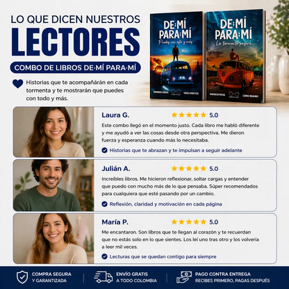 🎁Llévate ambos tomos De Mí Para Mí: La Tormenta Pasará + Puedes Con Esto y Más, Libros Físicos  y recibe GRATIS No Te Creas Todo Lo Que Piensas 🎁