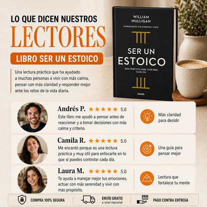 🧠 Ser un Estoico: Aprende a Controlar tu Mente + E-book Gratis + 2 Separadores + Resaltador