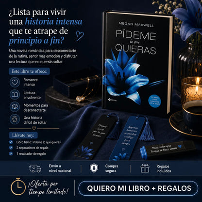 Pídeme lo que quieras 💙📖 | Llévate 2 separadores + 1 resaltador de regalo 🎁 + Envío Gratis 🚚
