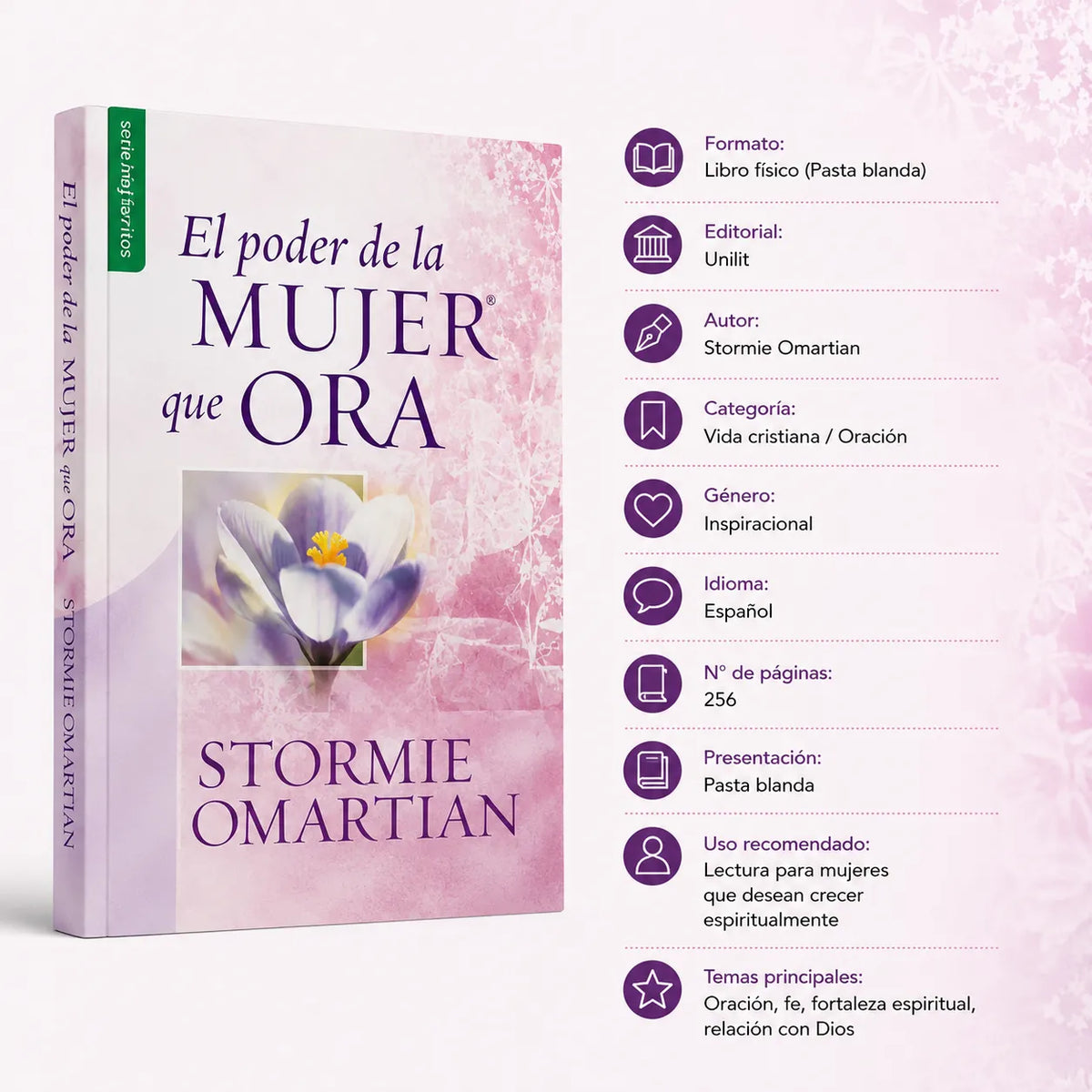 🎀 El detalle perfecto para una mujer especial 💕 El Poder de una Mujer que Ora + E-BOOK GRATIS + 2 Separadores + 1 Resaltador 📖