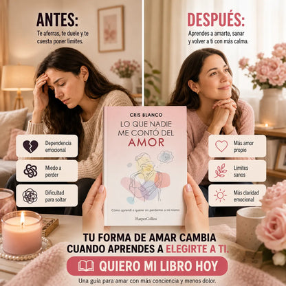 Lo Que Nadie Me Contó del Amor 💗 + E-book Gratis “De Mí Para Mí” 📲 + 2 Separadores 🔖 + 1 Resaltador ✨