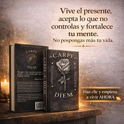 ✨ Carpe Diem | Un llamado a vivir el presente 🎁 Incluye Audiolibro GRATIS: Meditaciones de Marco Aurelio + 🚚 Envío Gratis