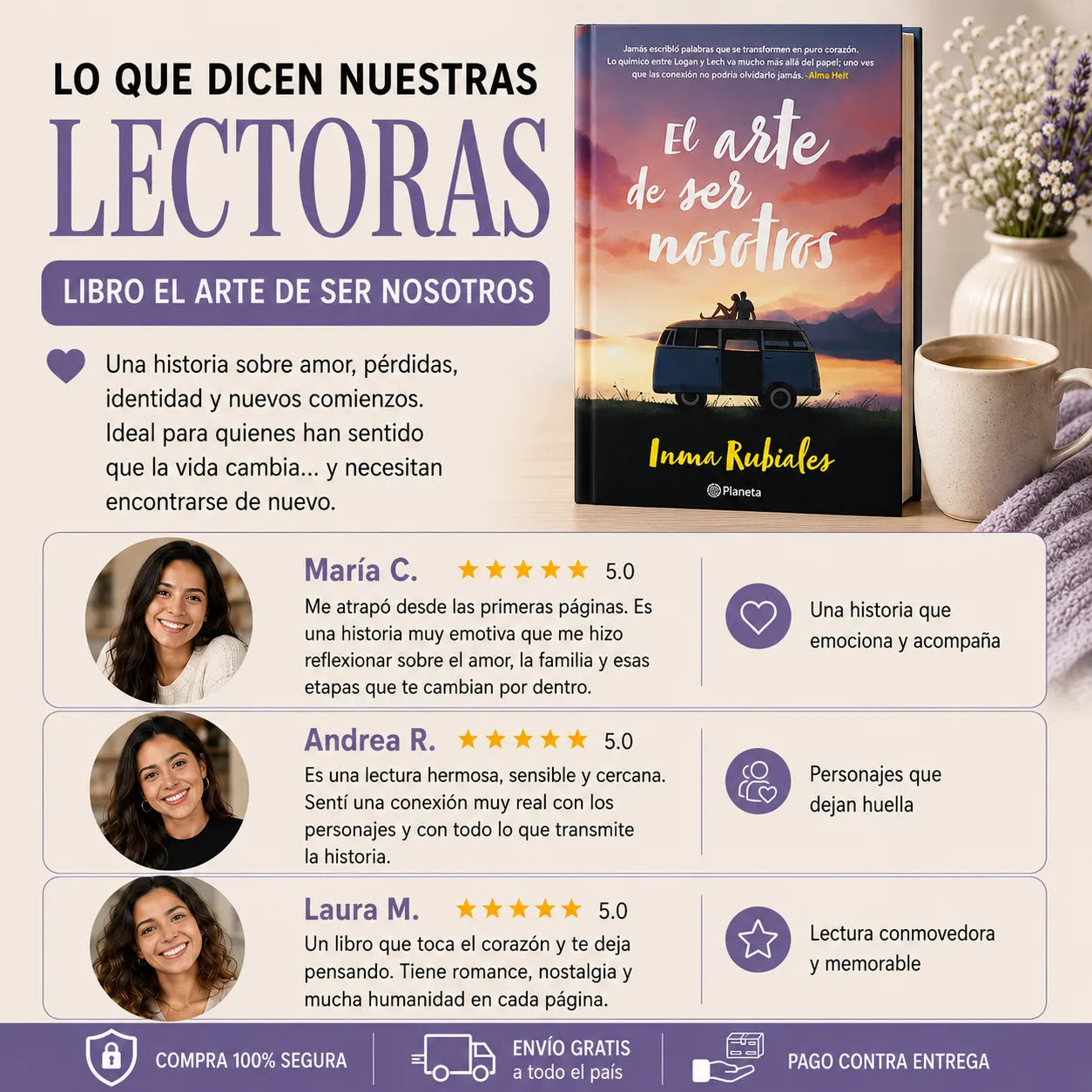 💖 El Arte de Ser Nosotros 📖 + E-BOOK GRATIS 🎁 + 2 Separadores 🔖 + 1 Resaltador ✨
