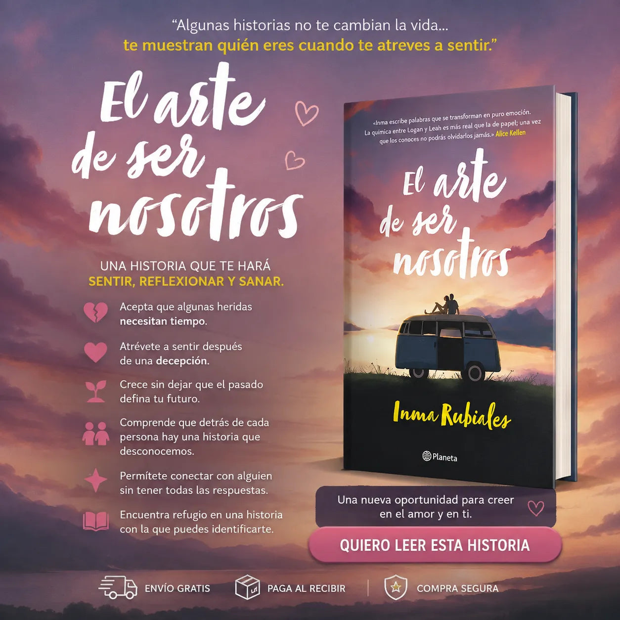 💖 El Arte de Ser Nosotros 📖 + E-BOOK GRATIS 🎁 + 2 Separadores 🔖 + 1 Resaltador ✨