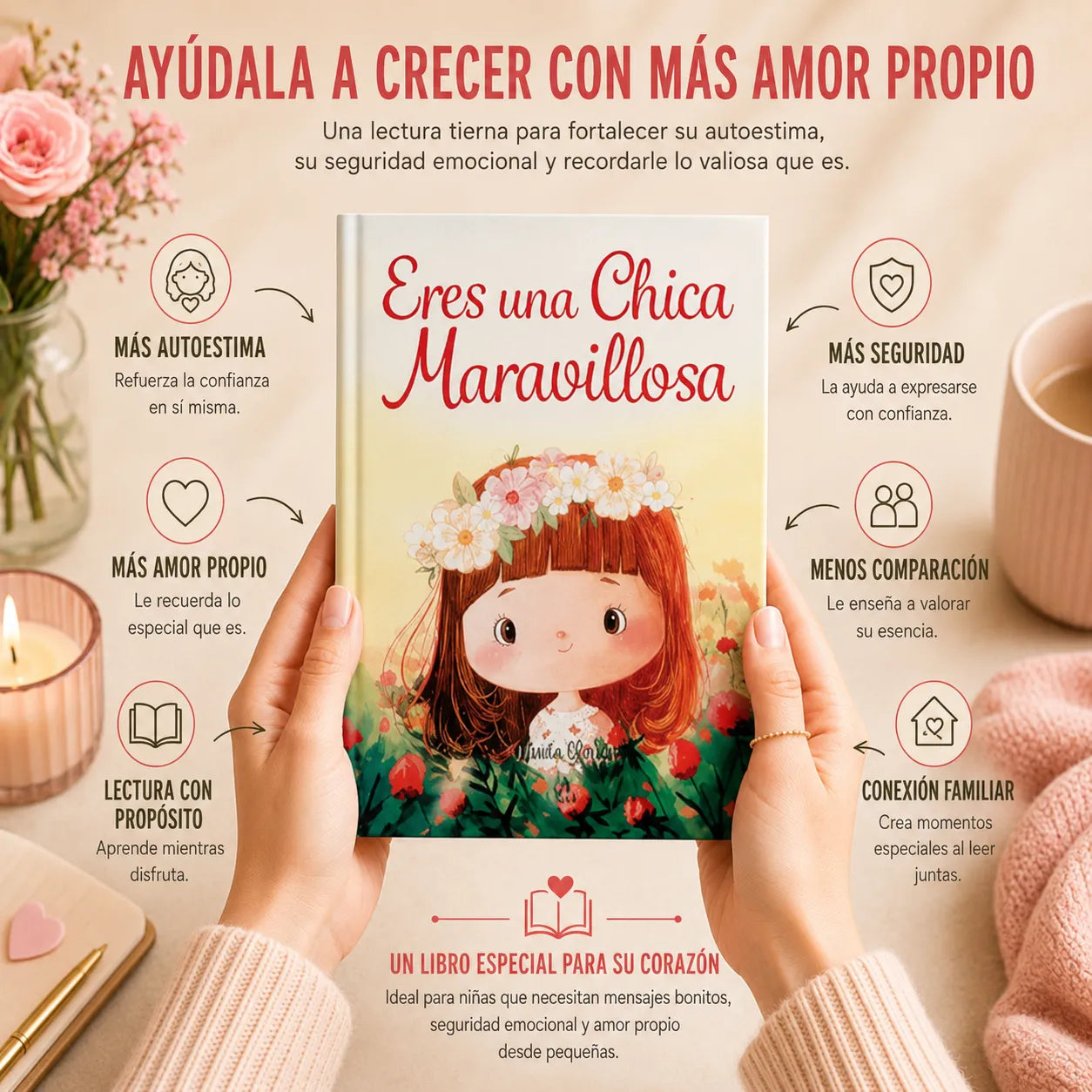Eres una Chica Maravillosa 🌷 El Libro que Toda Niña Merece + 2 Separadores y 1 Resaltador de Regalo 🎁