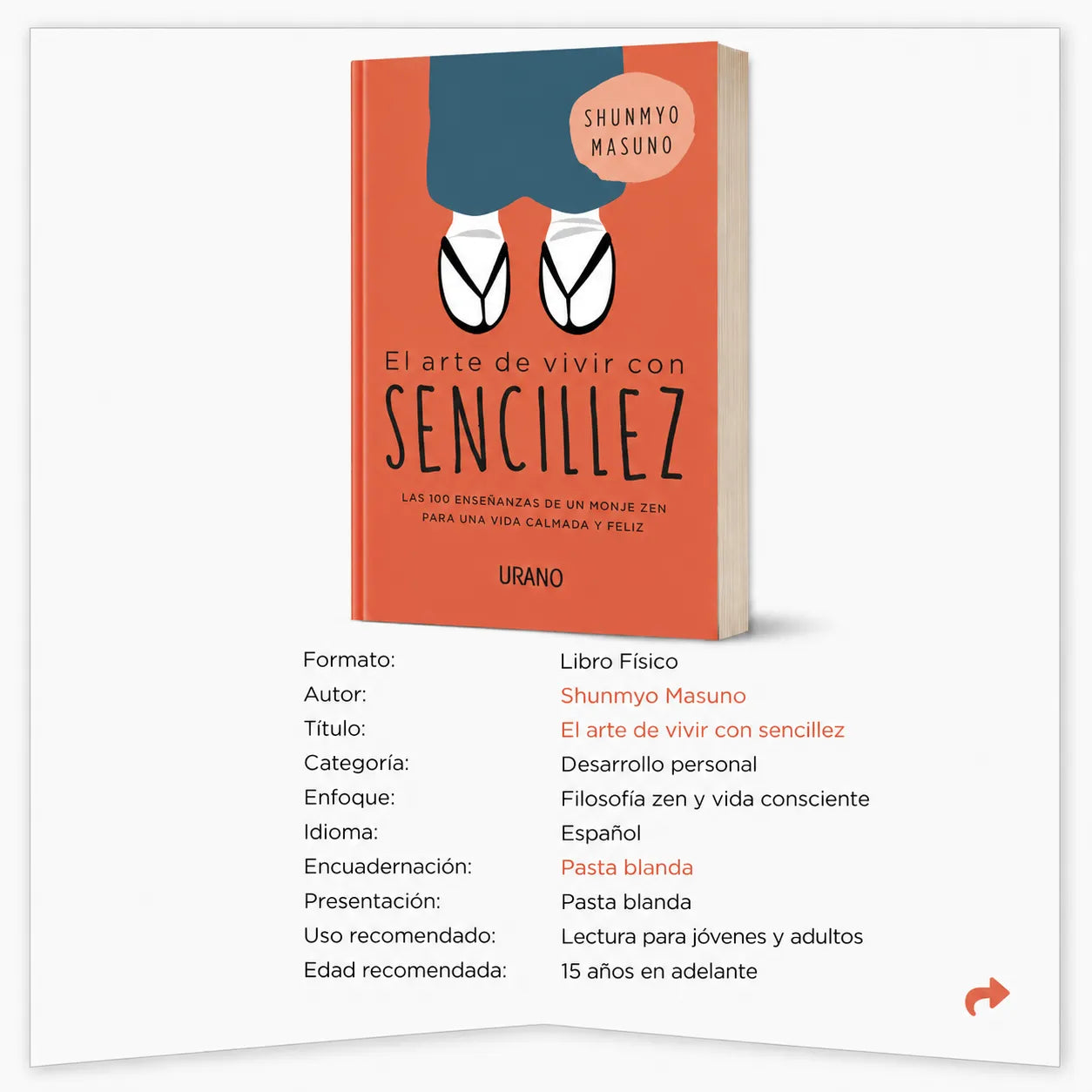 📕🌿 EL ARTE DE VIVIR CON SENCILLEZ — LIBRO ORIGINAL + E-BOOK GRATIS 🎁 + 2 SEPARADORES 🔖 + 1 RESALTADOR 🖍️