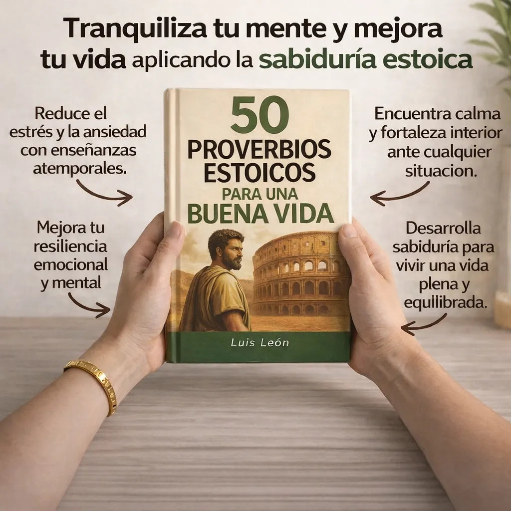 De la ansiedad al control mental 😌🔥 50 Proverbios Estoicos + 🎁 E-book GRATIS + 🔖 2 Separadores + 🖊️ Resaltador