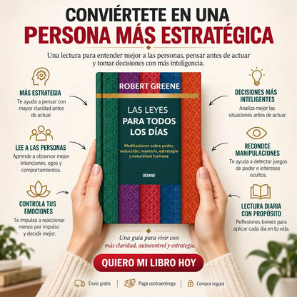 📚 Las Leyes Para Todos los Días 🧠♟️ + E-book GRATIS 🎁 + 2 Separadores + 1 Resaltador ✨  Envío Gratis 🚚