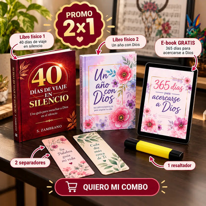 ✨📖 COMBO ESPECIAL: MÁS CERCA DE DIOS 💖