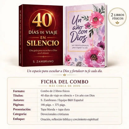 ✨📖 COMBO ESPECIAL: MÁS CERCA DE DIOS 💖