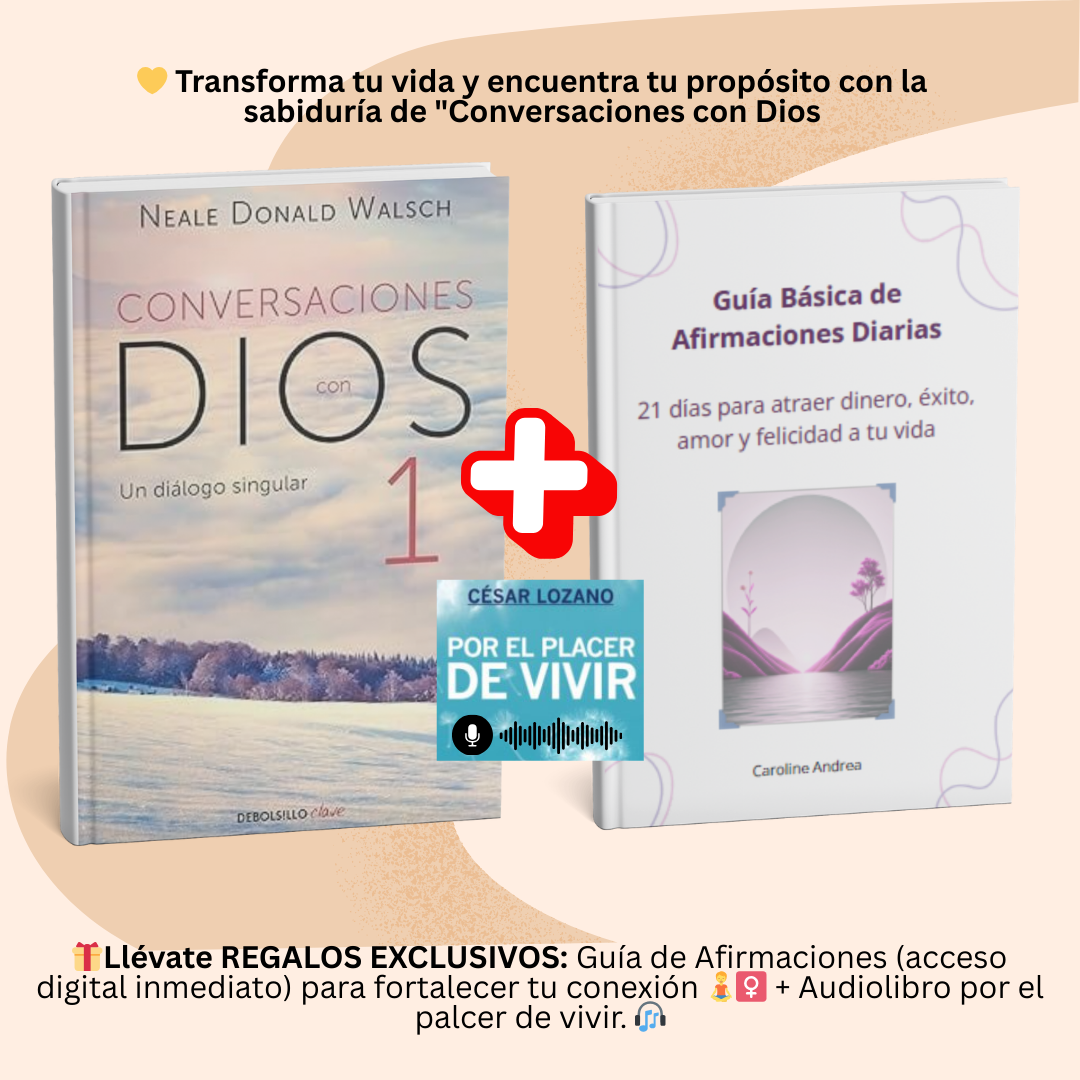 💡 Deja de buscar: "Conversaciones con Dios" es la guía para tu propósito + [Guía de Afirmaciones] de Regalo. 🧭