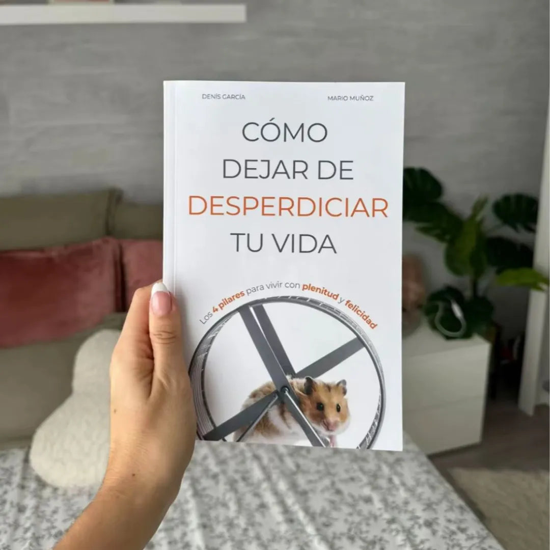 ⏳📘 Cómo dejar de desperdiciar tu vida – Libro FÍSICO + 🎧 Audio libro “Por el Placer de Vivir” GRATIS 💛