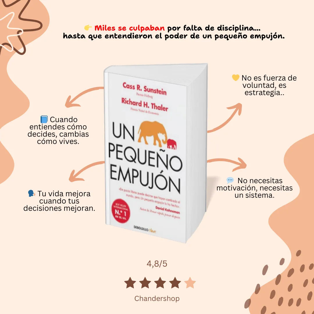 UN PEQUEÑO EMPUJON + AUDIO LIBRO HABITOS ATOMICOS GRATIS