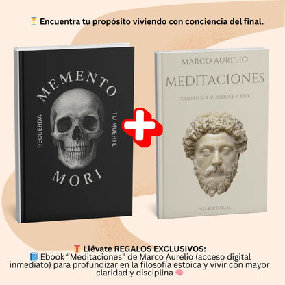 💀⏳ Memento Mori: El libro que te despierta a vivir hoy 🎁 Incluye GRATIS el ebook “Meditaciones” de Marco Aurelio