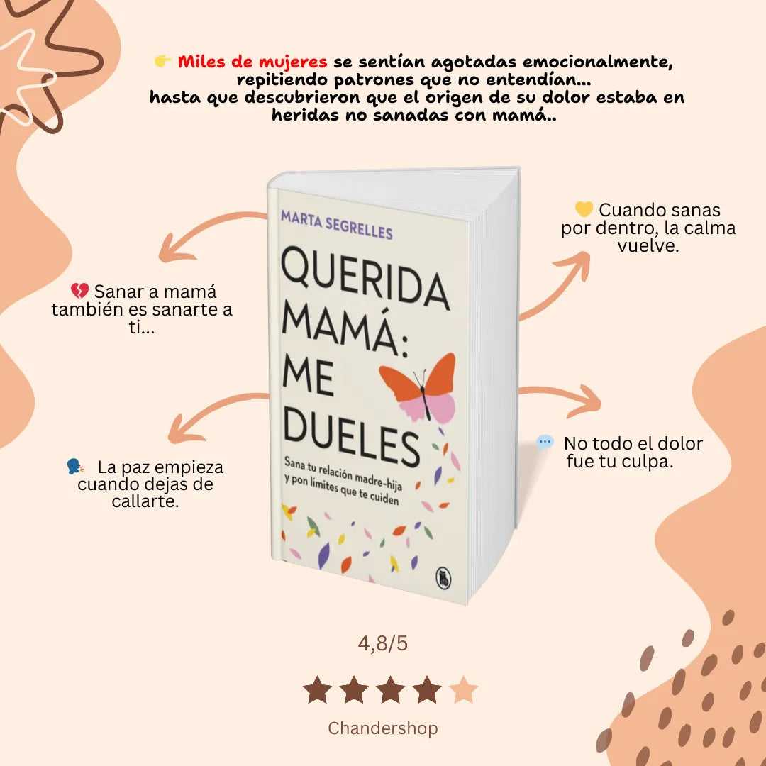 📘 Querida mamá, me dueles (Libro físico) 🎧 Audiolibro de regalo GRATIS ✨