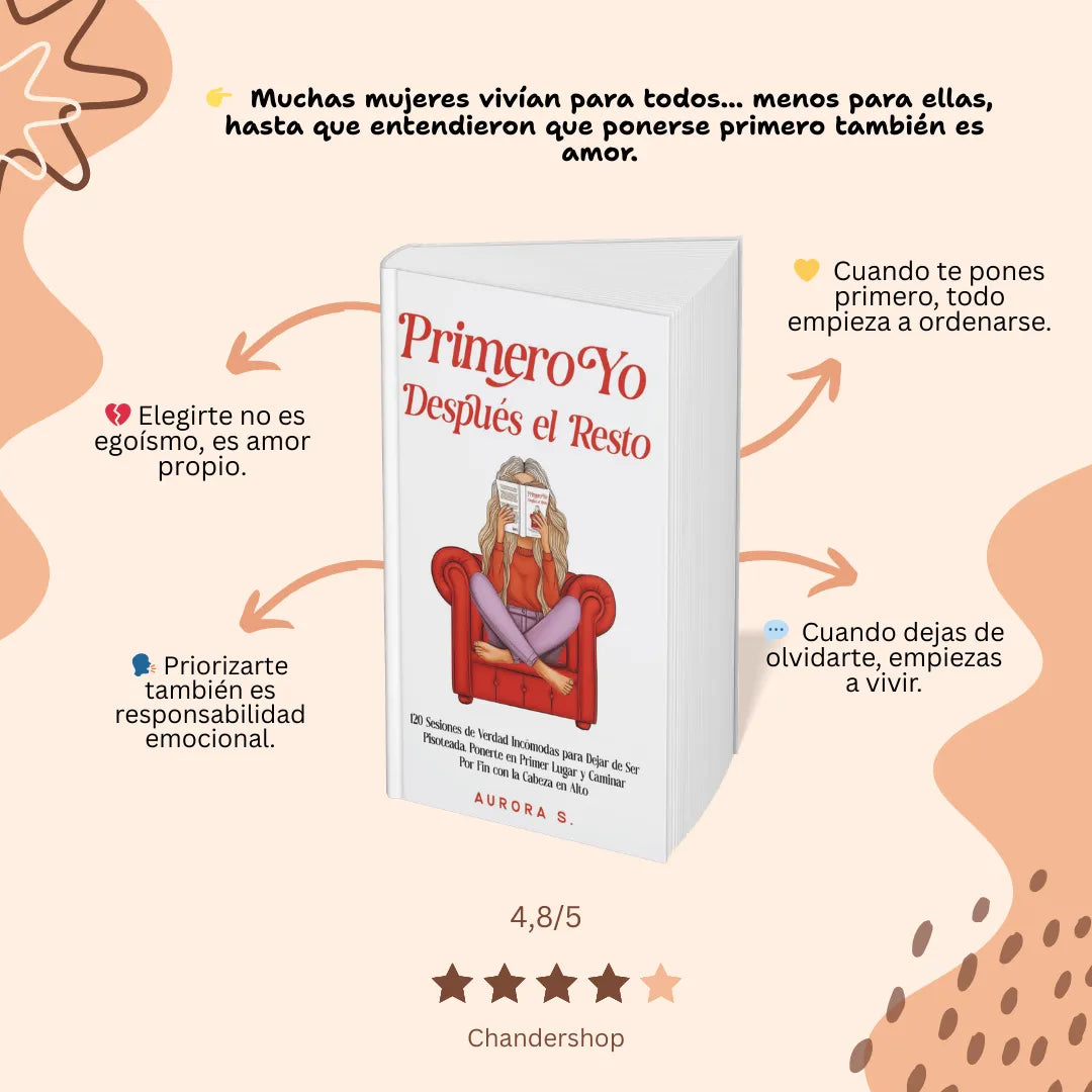 📕 PRIMERO YO, DESPUÉS EL RESTO: 💬 120 verdades incómodas para priorizarte + 🎧 Audiolibro GRATIS de El Sutil Arte de que todo te importe un carajo 🔥