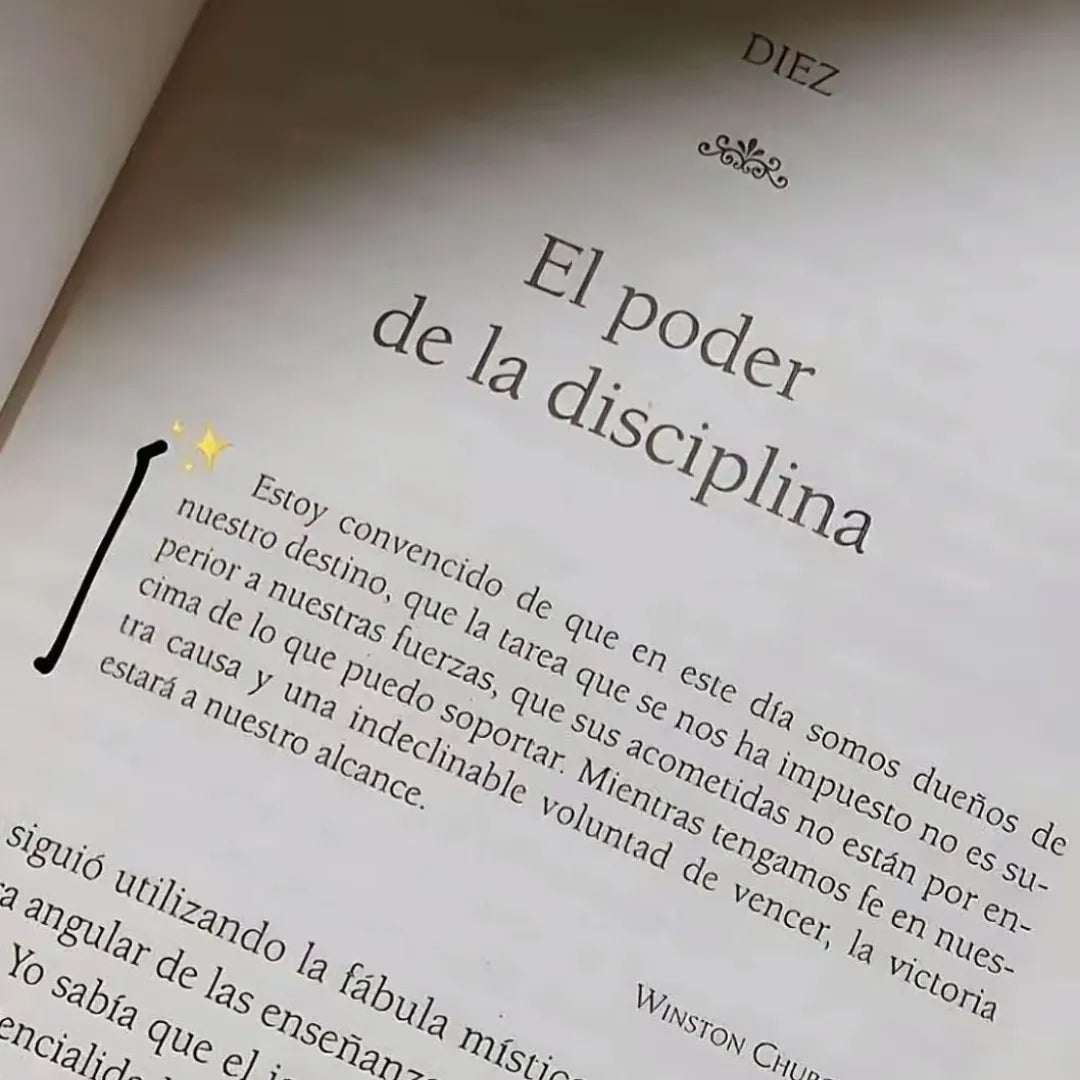 📘 El Poder de la Disciplina Libro físico + Audiolibro Hábitos Atómicos + Resaltador GRATIS