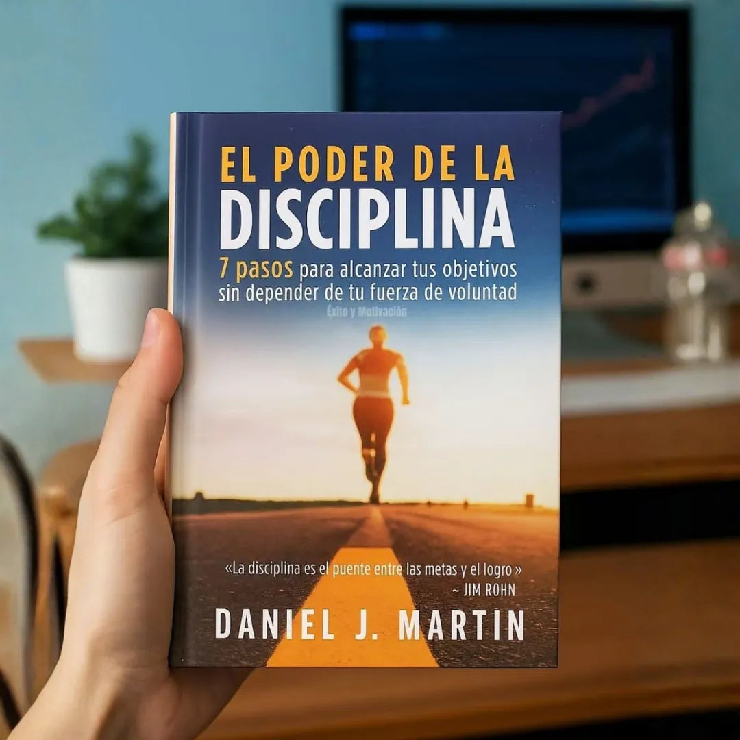 📘 El Poder de la Disciplina Libro físico + Audiolibro Hábitos Atómicos + Resaltador GRATIS
